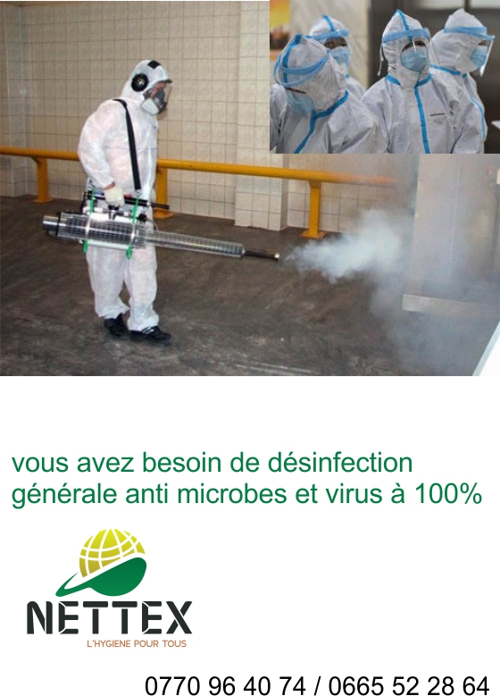 désinfection anti microbes et virus